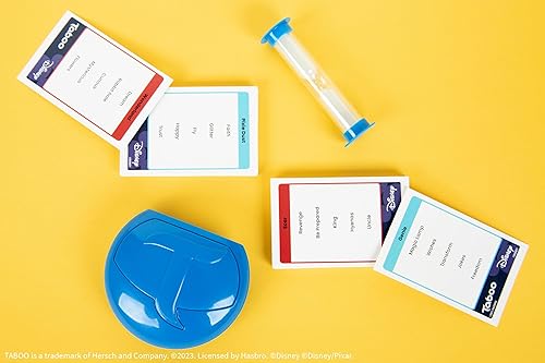 Miniatura 9 de Taboo: Disney Edition - Juego de mesa para fiestas, juego de palabras de adivinación familiar con temática de Disney, mercancía oficial de Disney,