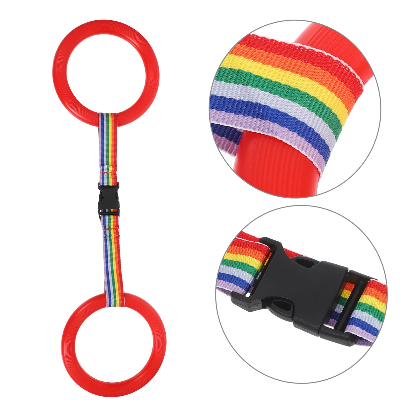 24 Juegos Correa Antipérdida con Anillos Pulsera Ajustable para Pequeños Cuerda Ligera y Desmontable para Paseos Grupo y Guarderías al Aire