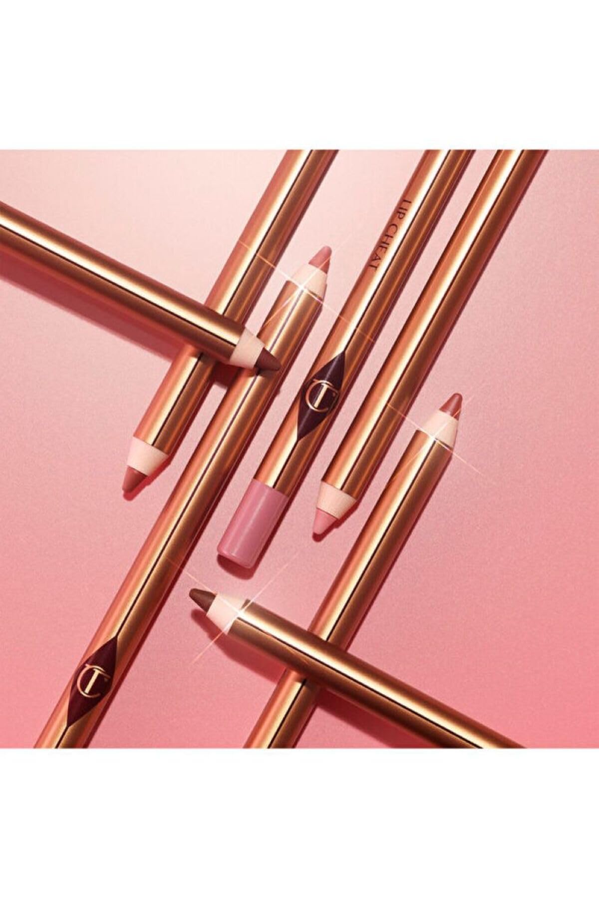 Charlotte Tilbury Lip Cheat Pillow Talk Dudak Kalemi, Icon Baby, 6 Saat Dayanıklı, 24 Saat Nemlendirme, Hyaluronik Asit