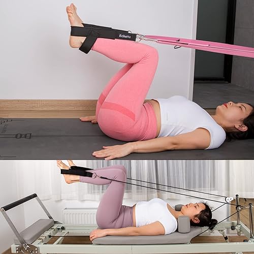 Miniatura 3 de EchoMe Kit de pilates portátil, reformador de pilates de viaje para entrenamiento corporal
