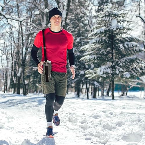 Miniatura 6 de mpmpssss Bolsa de transporte para botella de agua, adecuada para vaso Stanley de 40 onzas con asa, bolsa de neopreno para botella de agua con correa