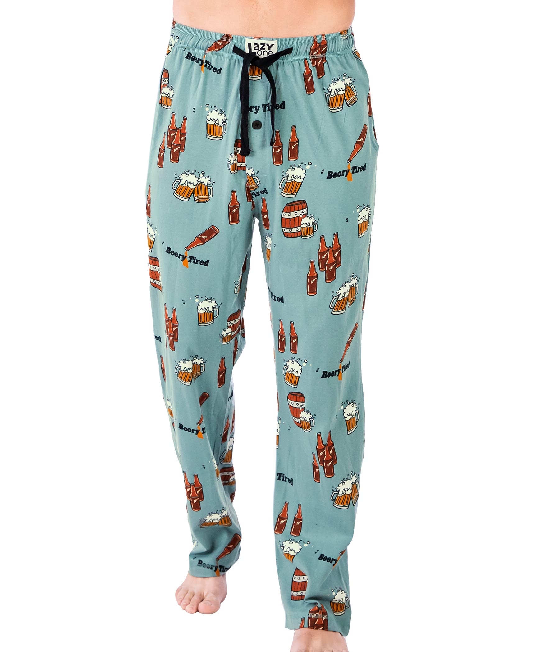 Lazy OneFunny Ocean Pajama Pants For Men, Men's Separate Bottoms, Lounge Pants, Fishing PJs