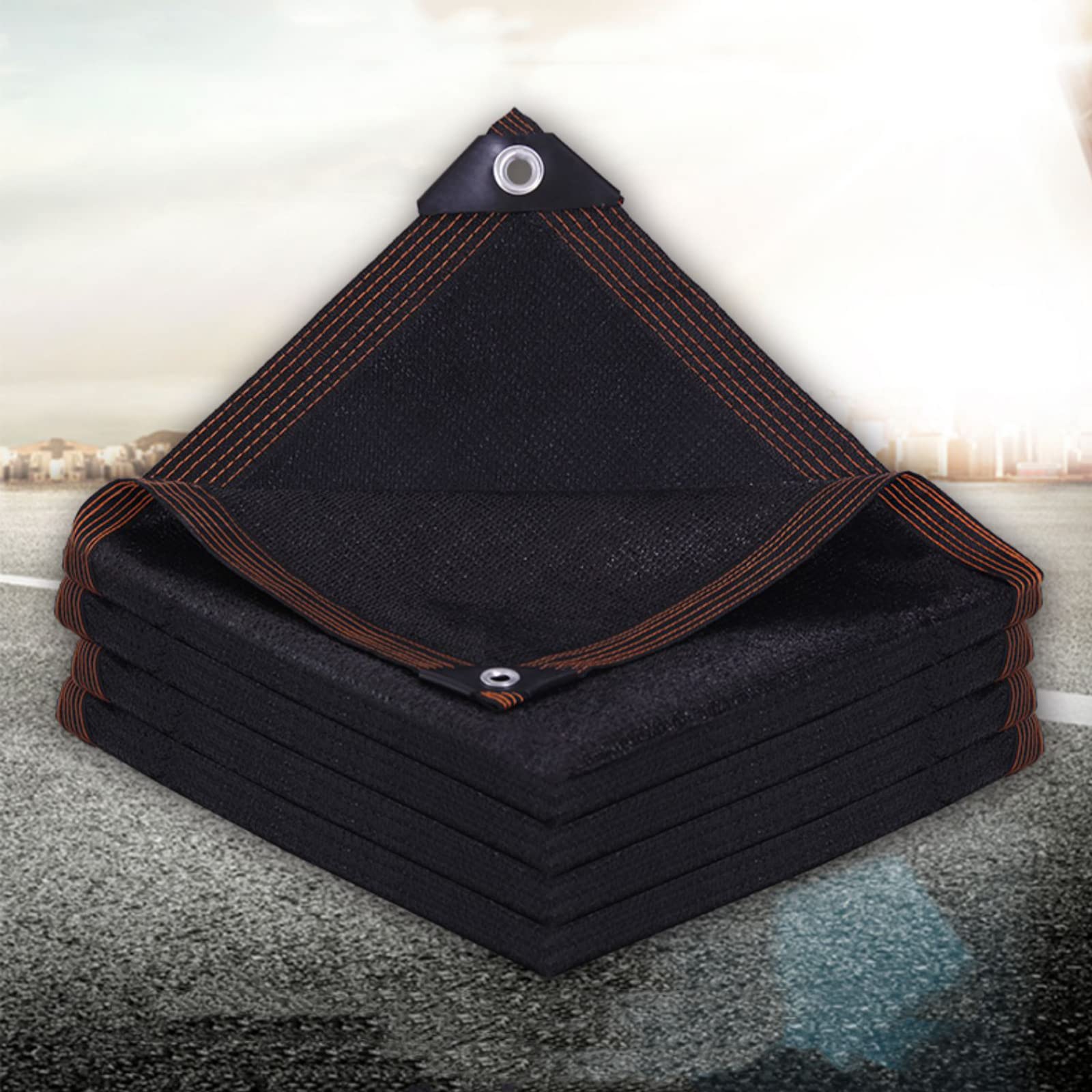 Taux d'ombrage de 96% pour la toile SPOUR rectangulaire avec maille robuste