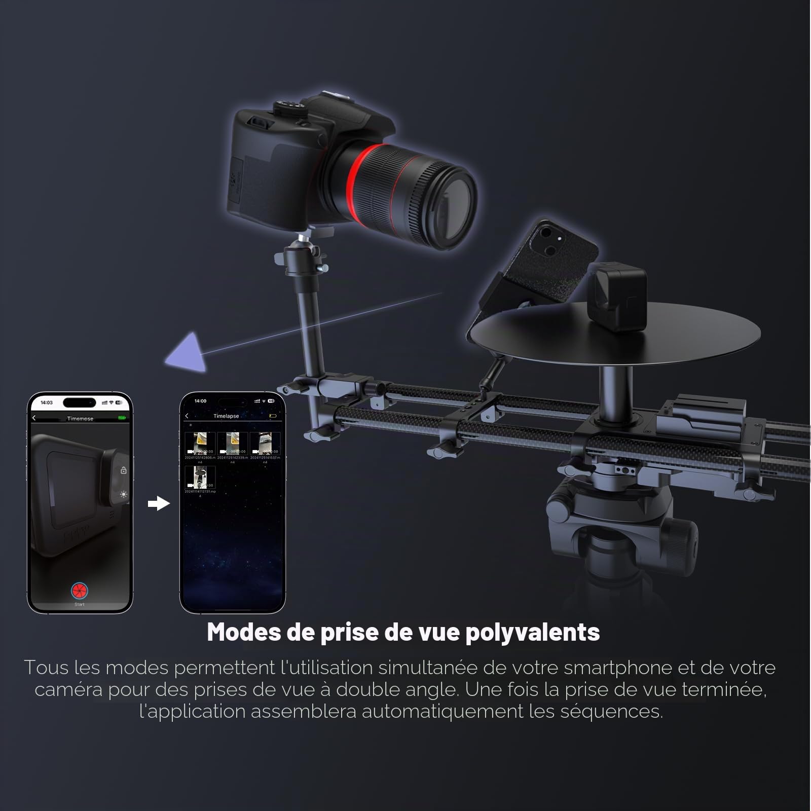 Plateforme rotative motorisée 360° avec Fond Vert – Contrôle par Application, Moteur Silencieux, Charge 10kg, Alimentation USB-C & Batterie pour Photographie et vidéographie