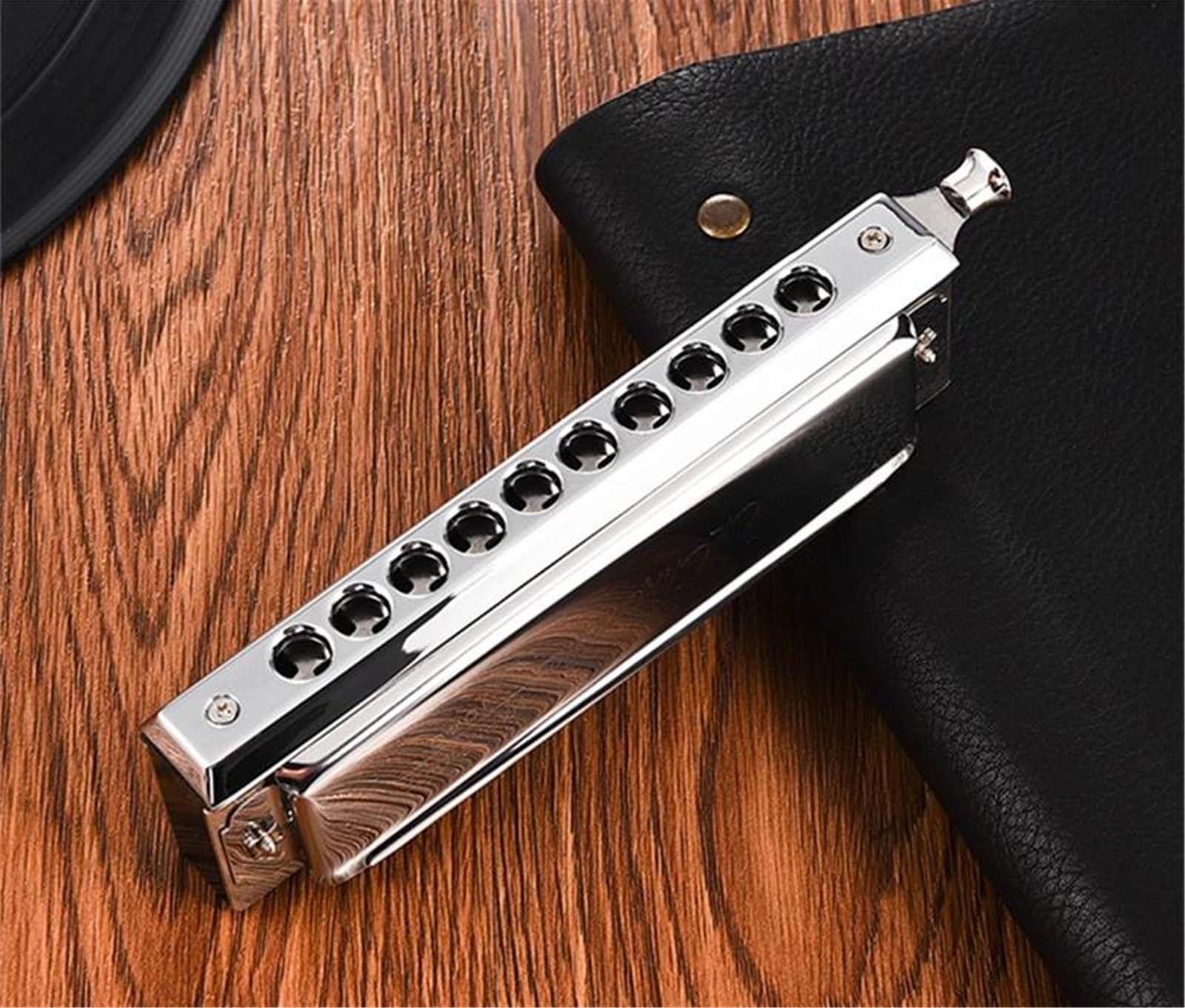 Armonica Cromatica 10 40 Organetto A Bocca Arpa Strumento Musicale Professionale