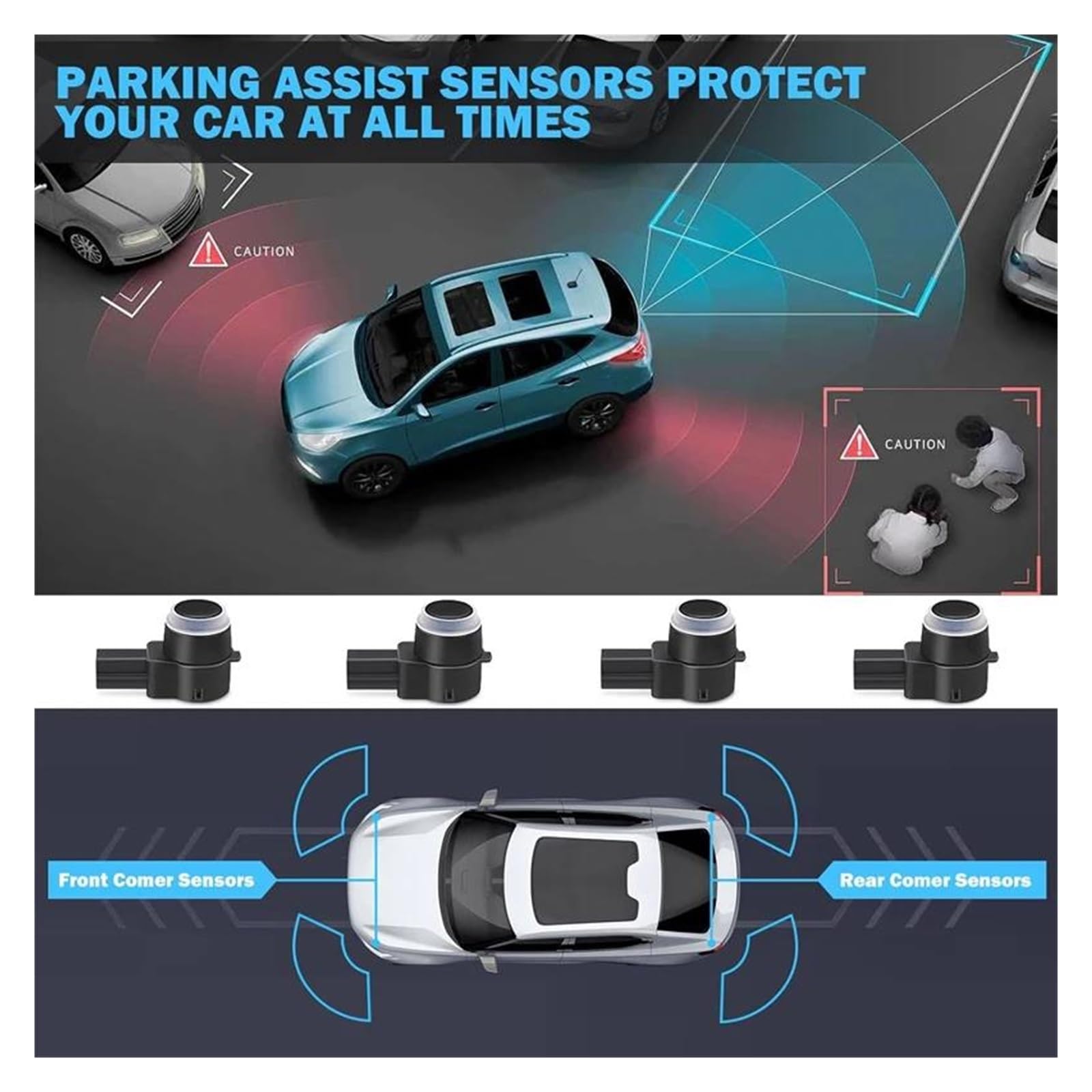 PDC Sensor Aparcamiento para VW para Caddy 2011-2015 Sensor De Estacionamiento 1S0919275D 1S0919275A Asistencia Inversa Parachoques(1PCS)