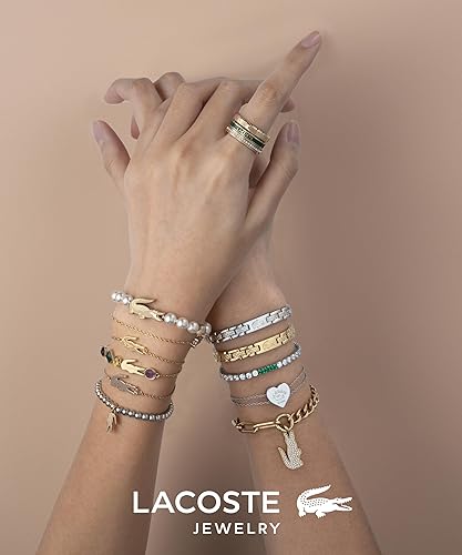 Miniatura 6 de Lacoste Crocodile Chain Bracelet for Women - Stainless Steel Jewelry, Adjustable - Chic Collection, Fashion Accessory - Gift for Her