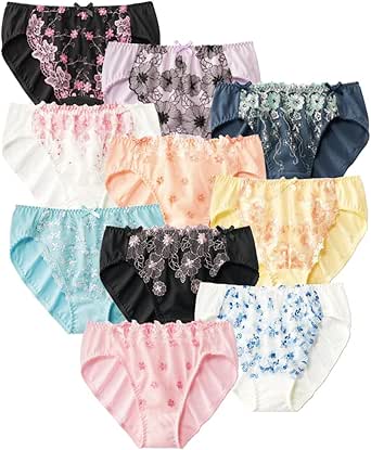 [ニッセン] ショーツ レース 綿100％ セット 10枚組 レギュラー レディース S M L LL