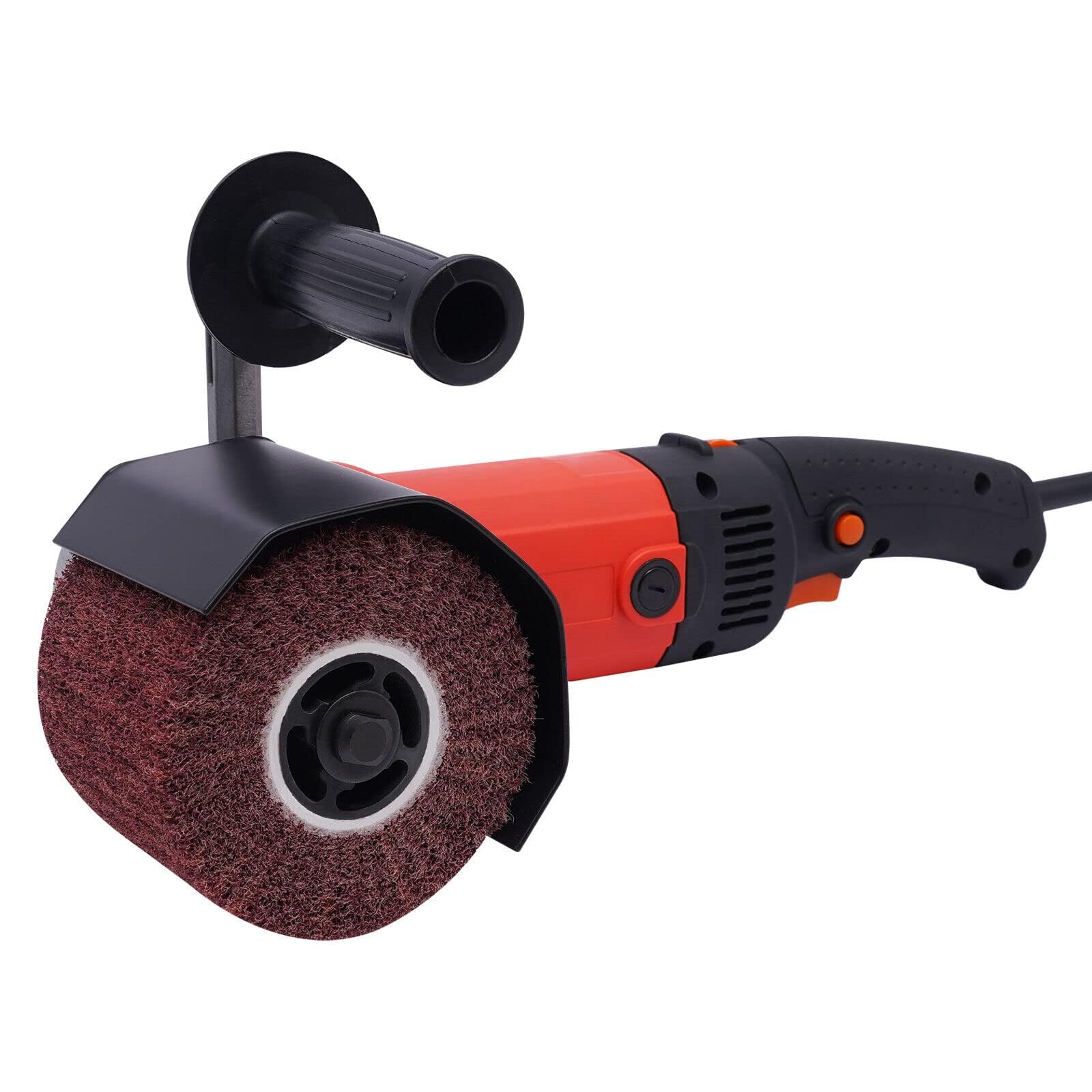 Satiniermaschine 1400W 220V Bürstenschleifer Polieren Walzenschleif für Renovierung von Oberflächen aller Art Schleifer Maschine 600-3000U/min