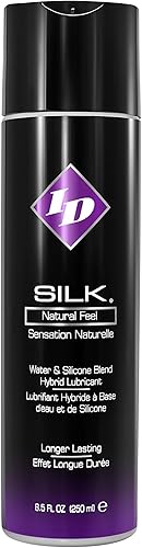 Miniatura 12 de ID Lubricants Lubricante personal Silk - Lubricante a base de agua y silicona, botella de 4.4 onzas líquidas, blanco cremoso (SLK-04)