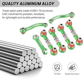 Amazon.com: Hobbypark Metal Turnbuckle Aluminum Camber Links Toe