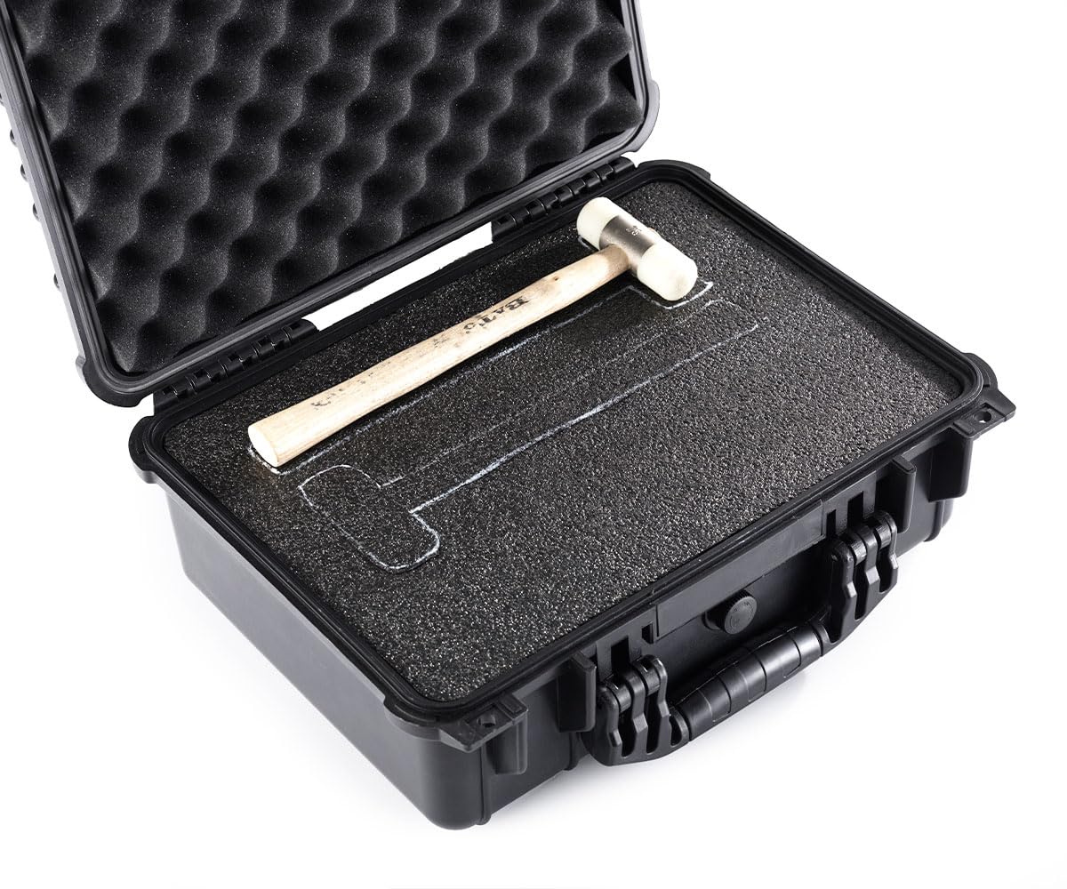 Apollo Case 6060 - Kamerakoffer mit Multilayer Schaumstoff, staubdichter, wetterfester Schutzkoffer, Outdoor Universalkoffer | IP67 | 45,4 x 32,5 x 16,7 cm (innenM.)
