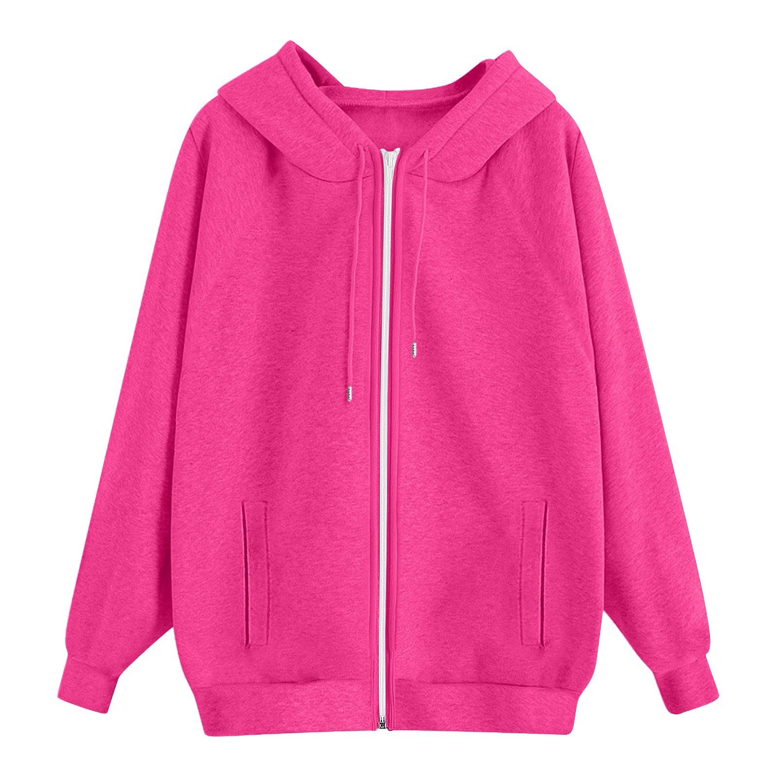 Sweat A Capuche Femme Zippé Oversize - Veste De Sport Legere Femme Été