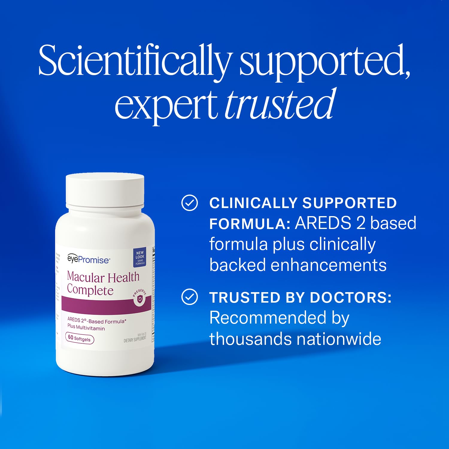EyePromise Macular Health Eye Vitamins with Multivitamin, 60 Softgels — Amazon image 7