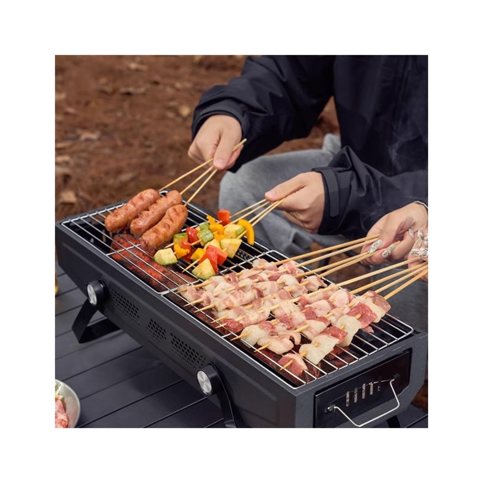 Griglia da Tavolo Strumenti for Barbecue all'aperto Stufa Pieghevole Portatile for Griglia for for Uso Domestico