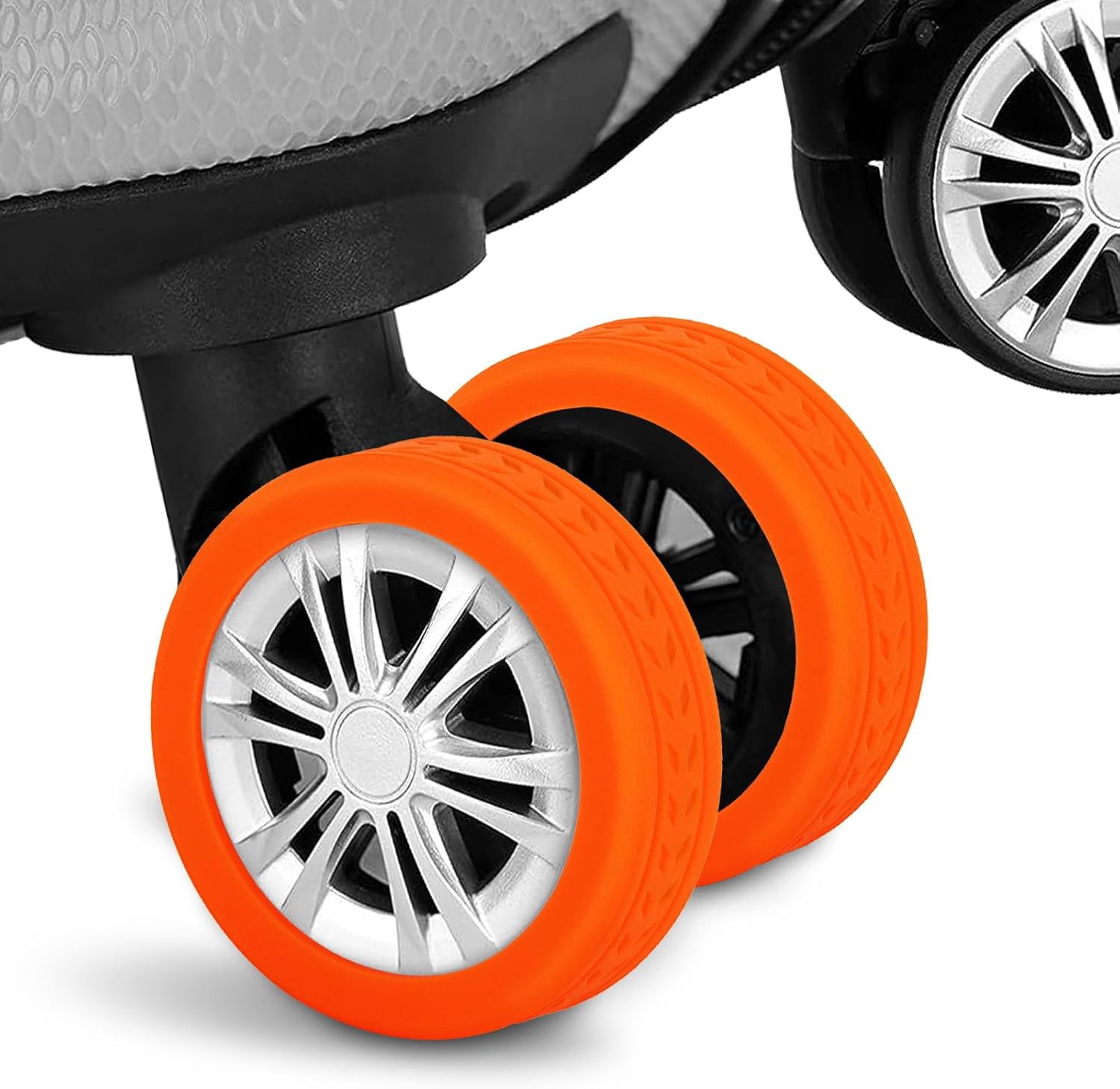 12Pcs Luggage Wheel Covers, Luggage Suitcase Wheels Cover