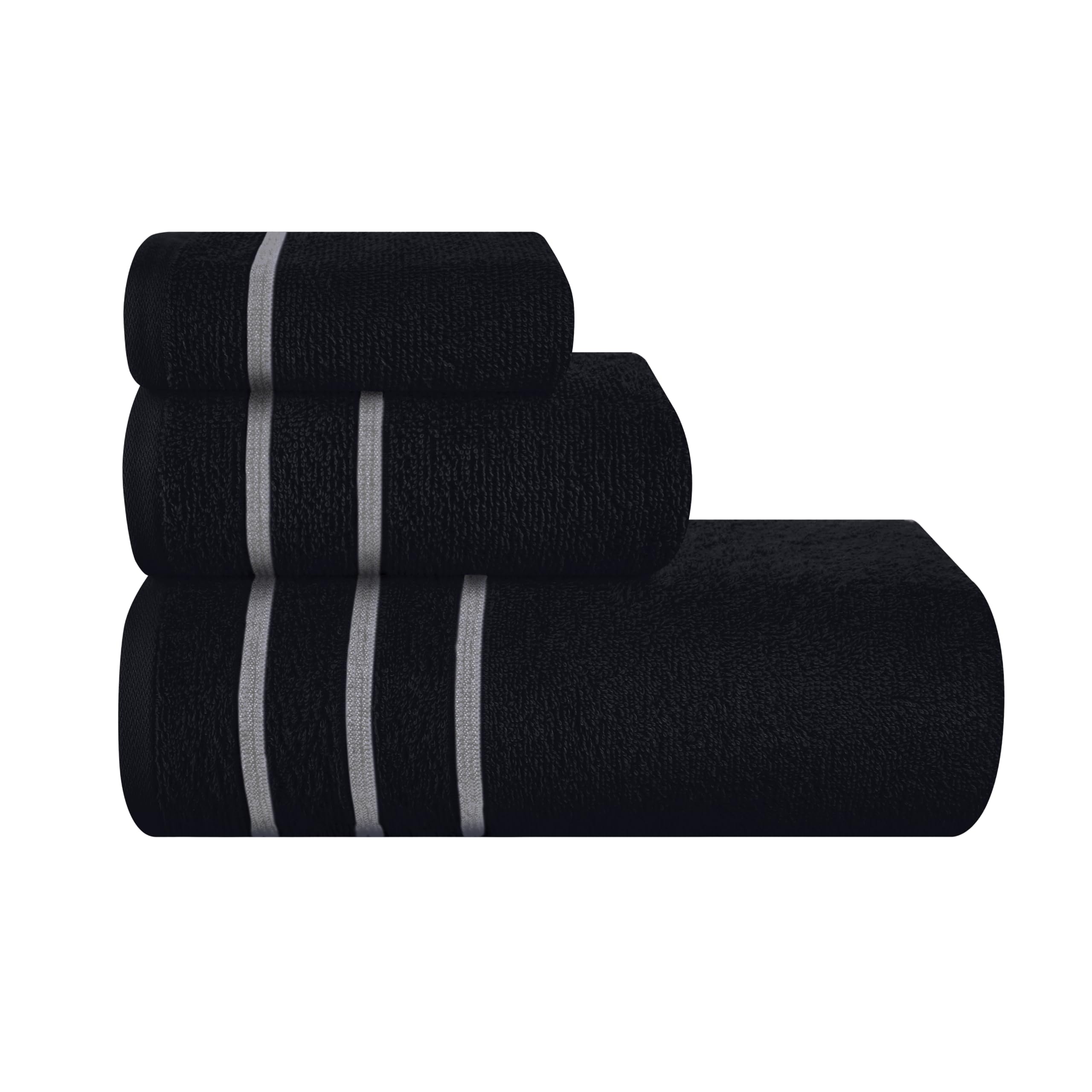 Lot De 3 Serviettes Coton MyOwn - Serviette Bain, Toilette Et Gant - Ultra Douces, Absorbantes