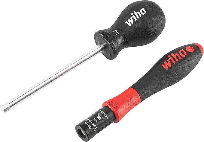 Wiha verstellbarer Drehmoment Schraubendreher TorqueVario®-S(36850) variabel einstellbar I 0,1-0,6Nm I digitale Anzeige I in praktischer Kunststoffbox