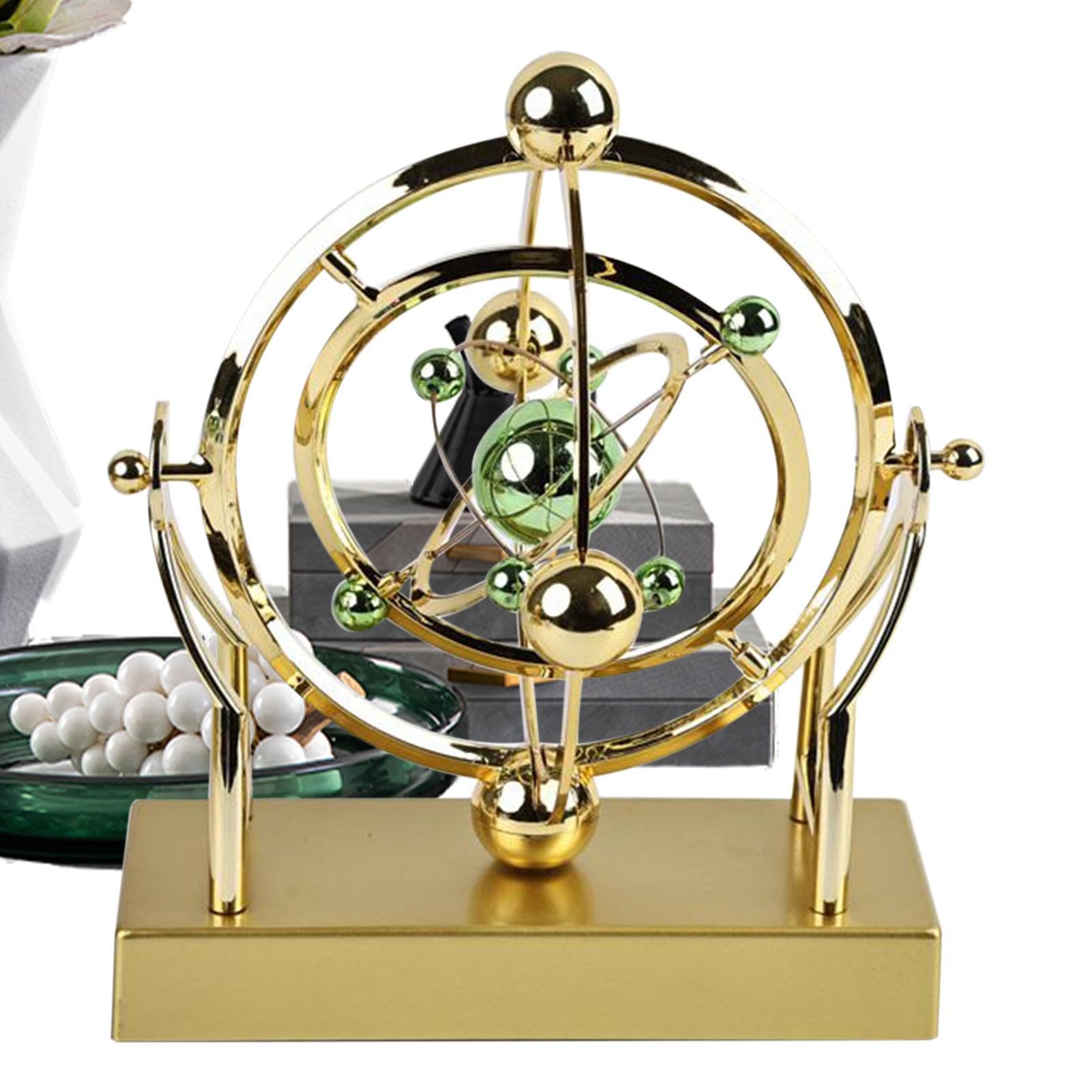 Perpetual Motion Desk Toy Orbital Swing Ball Ornament