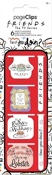 Friends Magnetic Page Clips 6-Pack Stationery