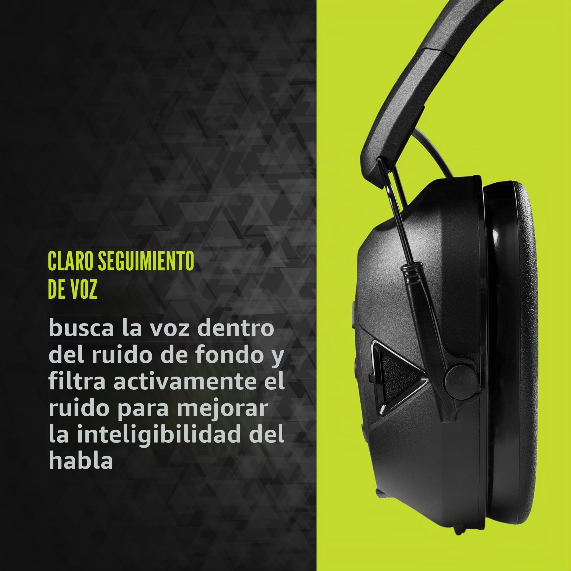 Peltor Sport Tactical 500 Protector auditivo electrónico inteligente con tecnología Bluetooth, protección para los oídos para disparos, pistolas, caza