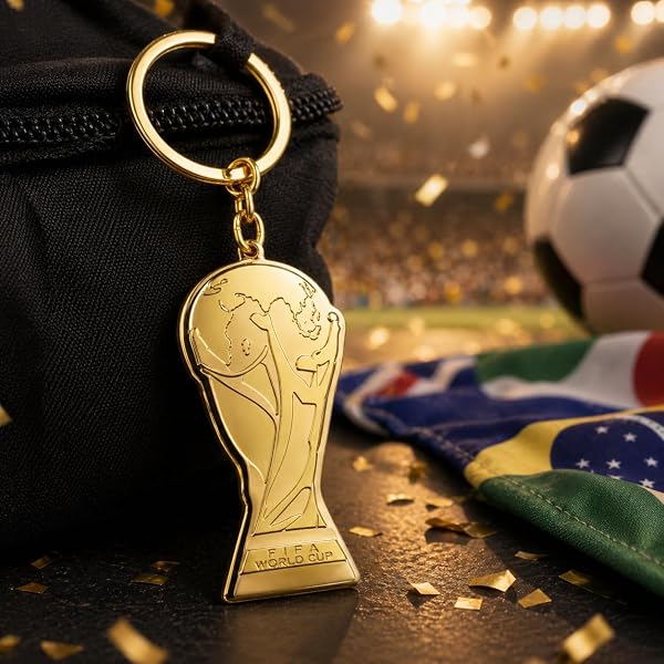 FIFA World Cup 2026 Official Gift, Llavero Oficial FIFA Copa del Mundo 2026 – Edición de Coleccionista – Ideal para Llaves, Bolsas de Deporte y Mochilas - 2
