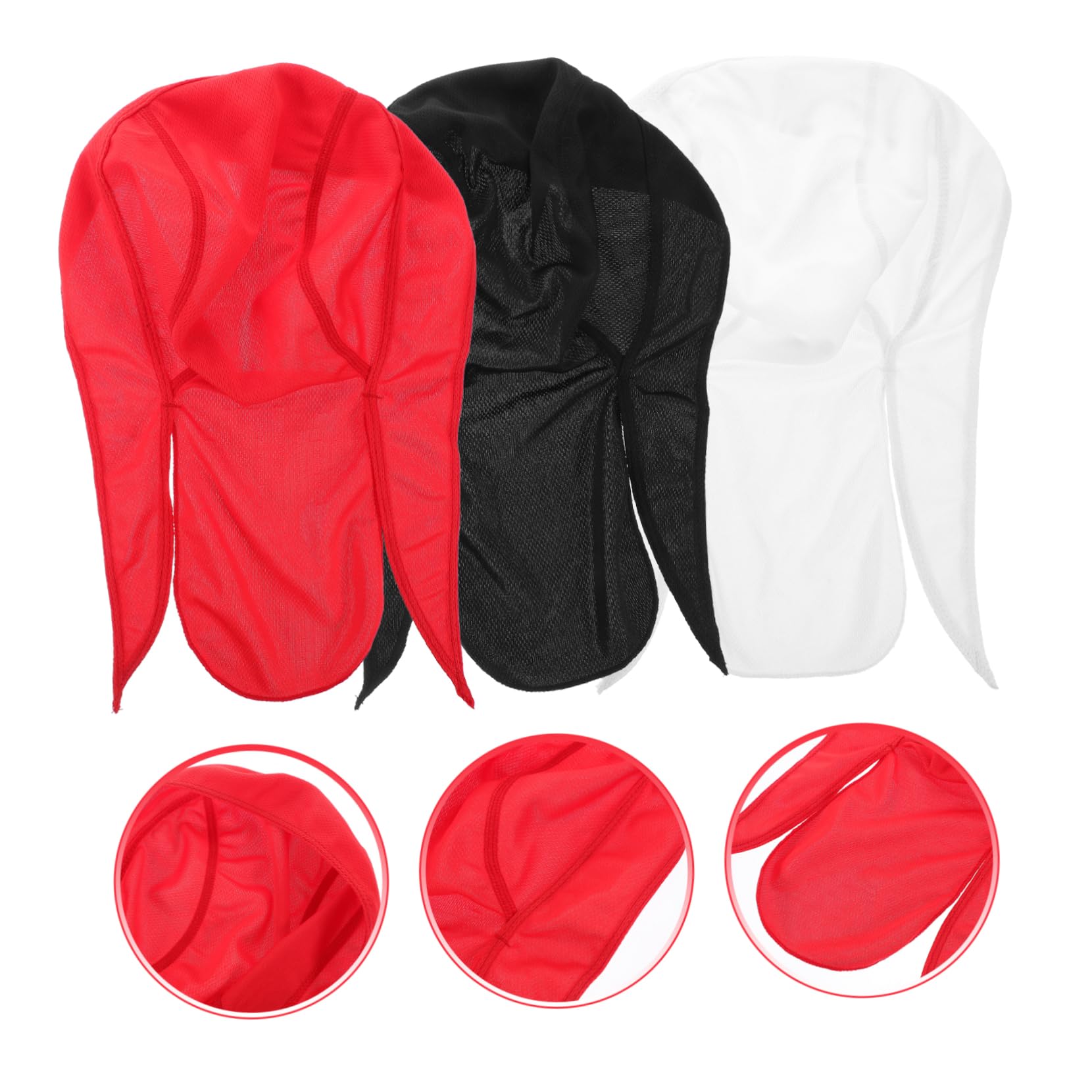 minkissy 4 Set Cappello con Protezione Solare Ad Asciugatura Rapida Berretto di Sicurezza Berretto da Ciclismo per Esterni Cappello da Pesca Unisex Berretto Sportivo con 3 Pezzi*4
