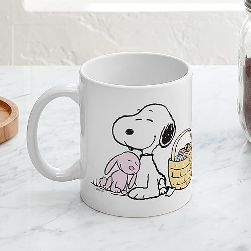 Miniatura 3 de CafePress Beagle And Bunny - Taza de café de cerámica, taza de té, 11 onzas