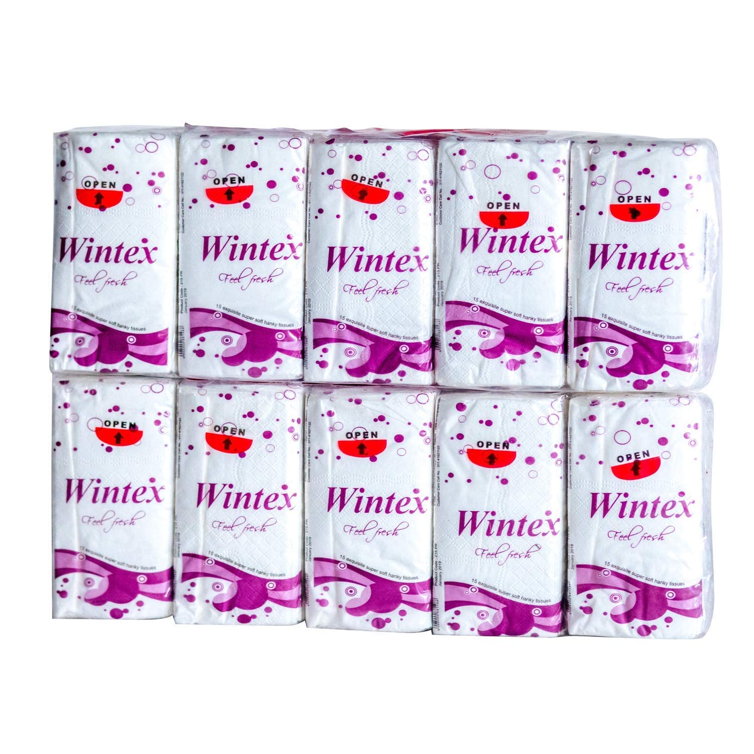 Wintex Pack Of Pocket Tissue , 20X20 Cm, Pack Of 1-image-39