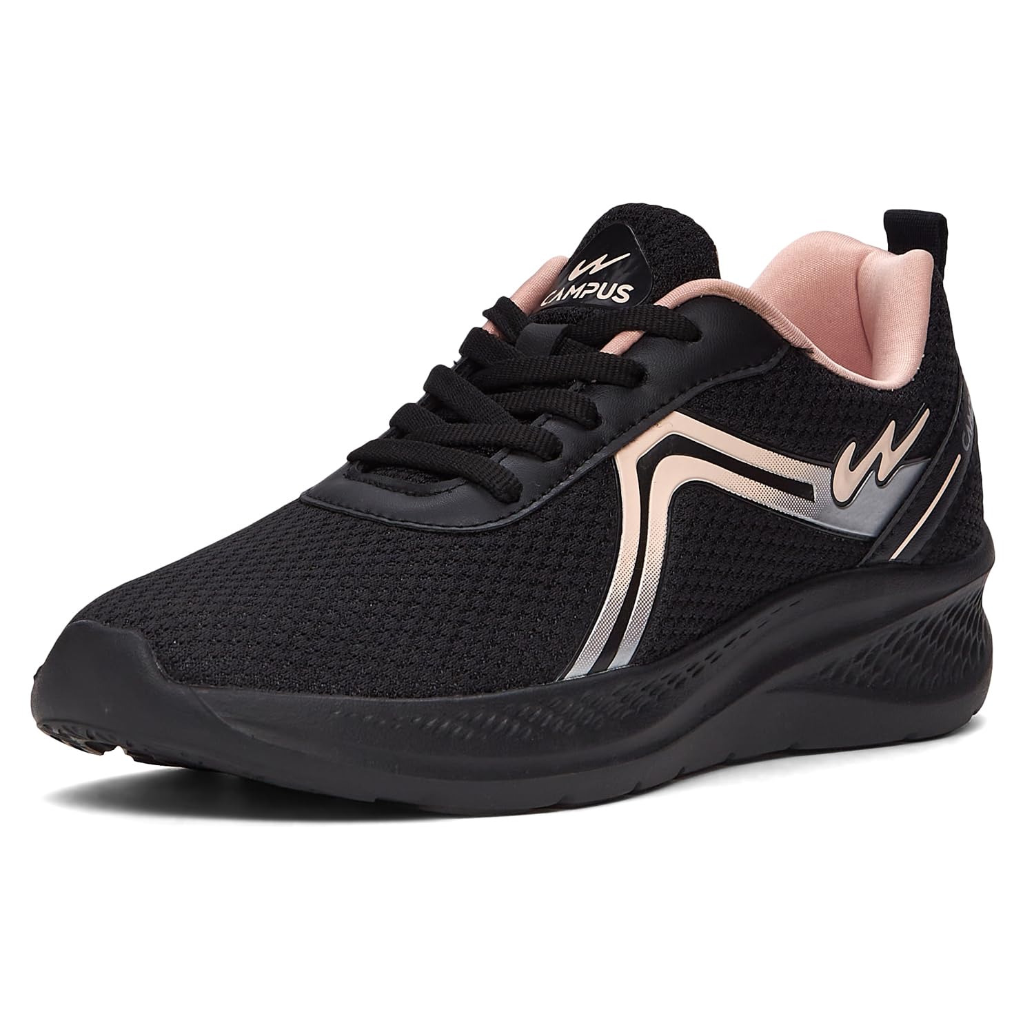Campus Womens Raye BLK/Peach Running Shoes - 8UK/India 22L-954 (B0D4YKZTKG) Amazon Price History, Amazon Price Tracker