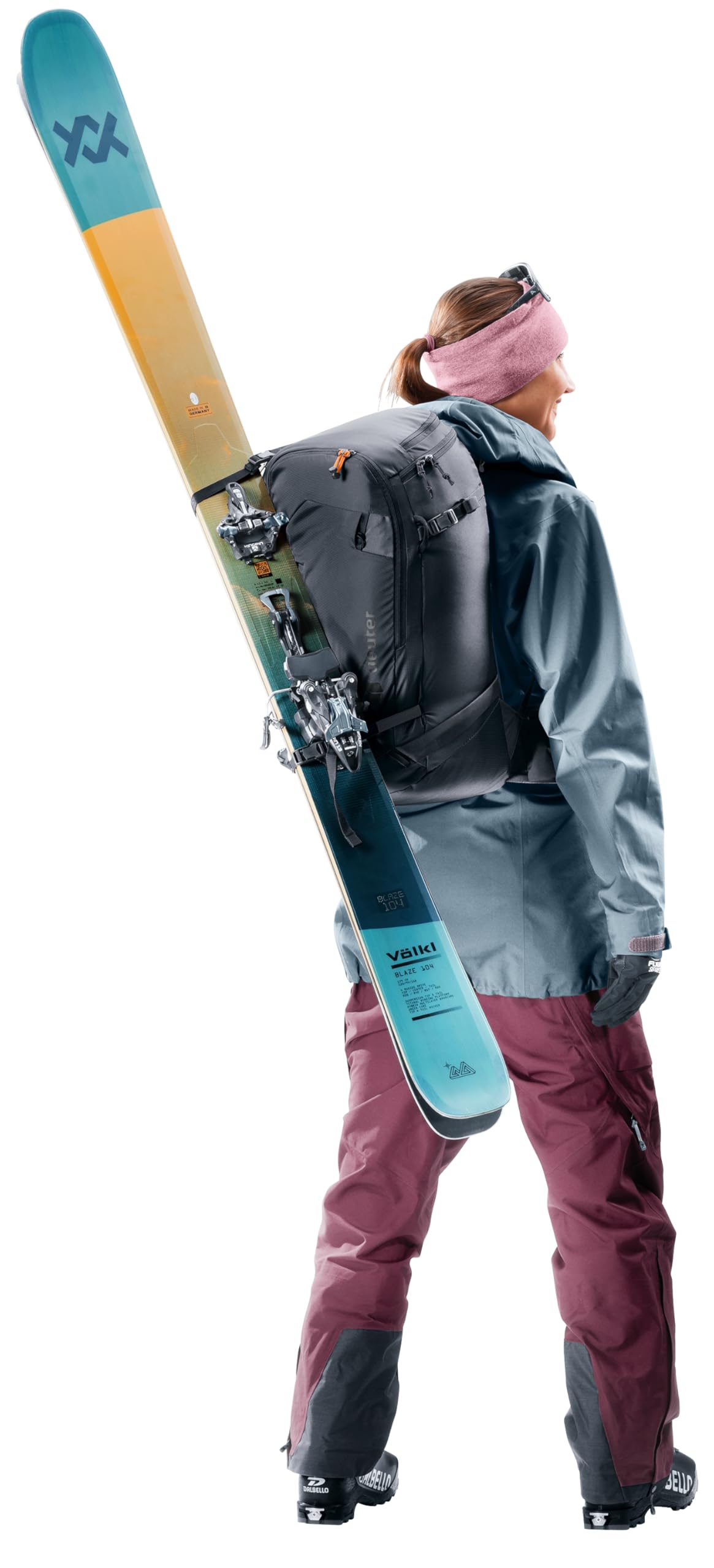 Deuter Freerider Pro 32+10 Mochila de esquí ligera con ampliación de volumen