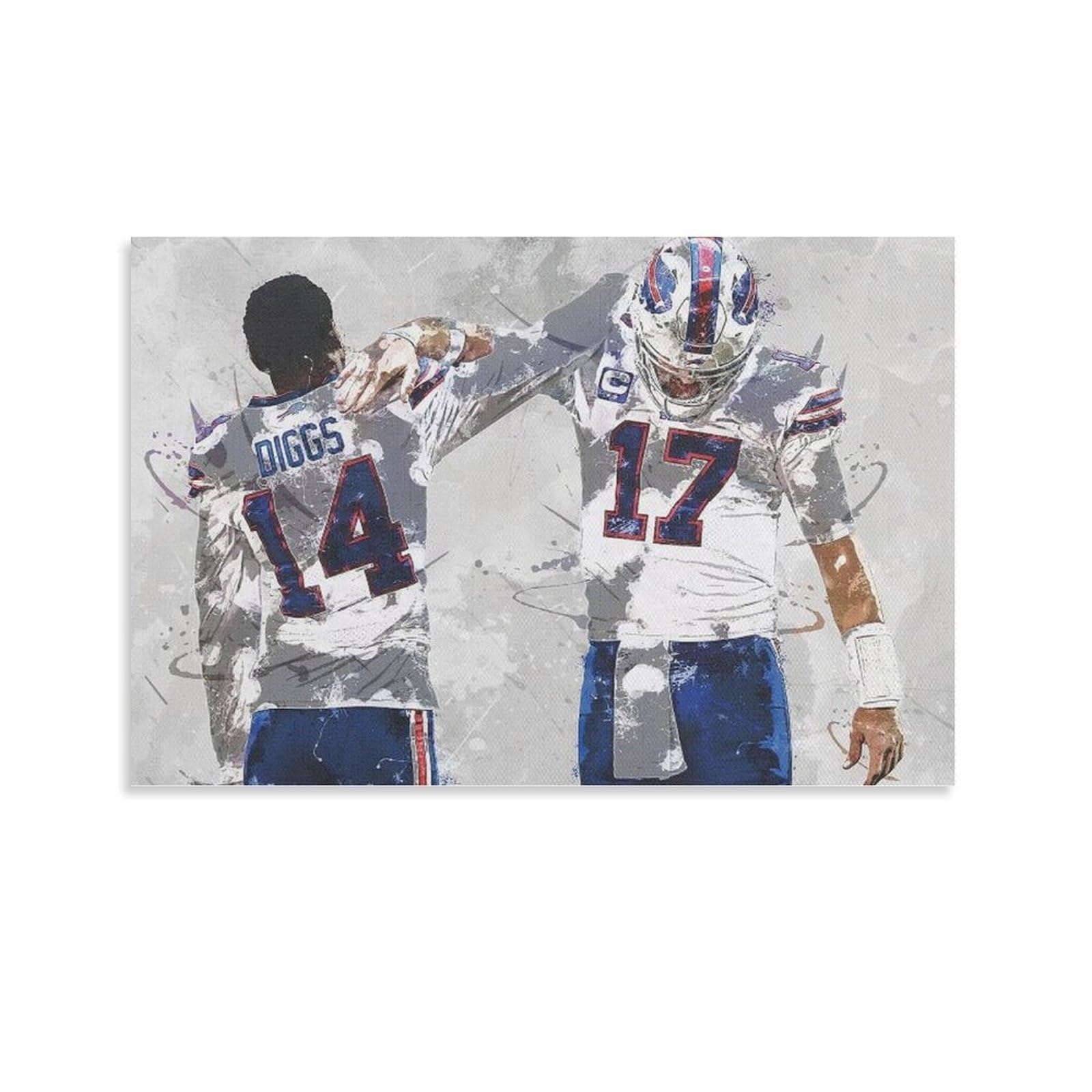 ASUIU Josh Allen Canvas Poster Print Photo Art Painting Canvas Poster Home Modern Decor Posters 20x30inch(50x75cm)