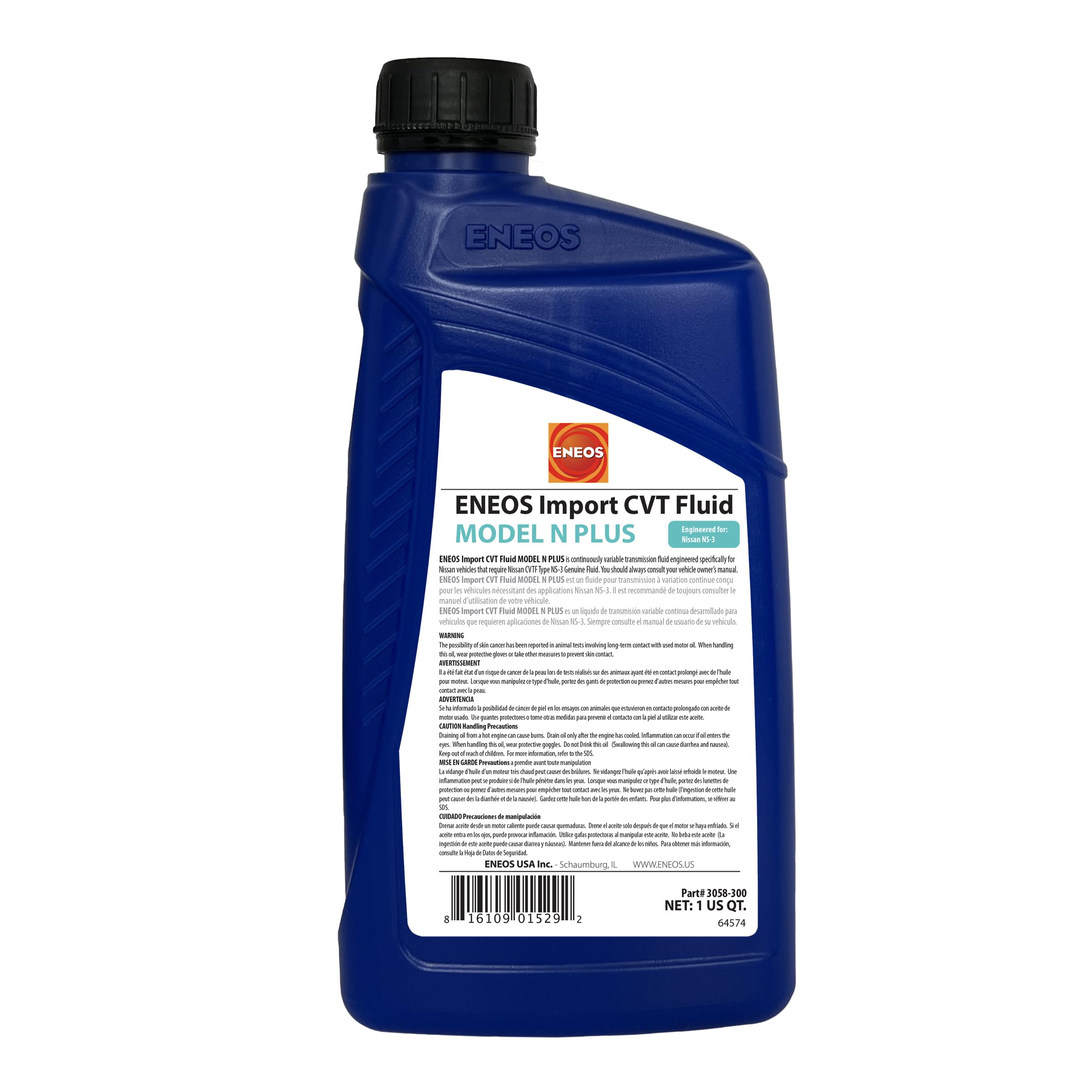 Amazon.com: ENEOS 3058-300 Import CVT Fluid Model N Plus for
