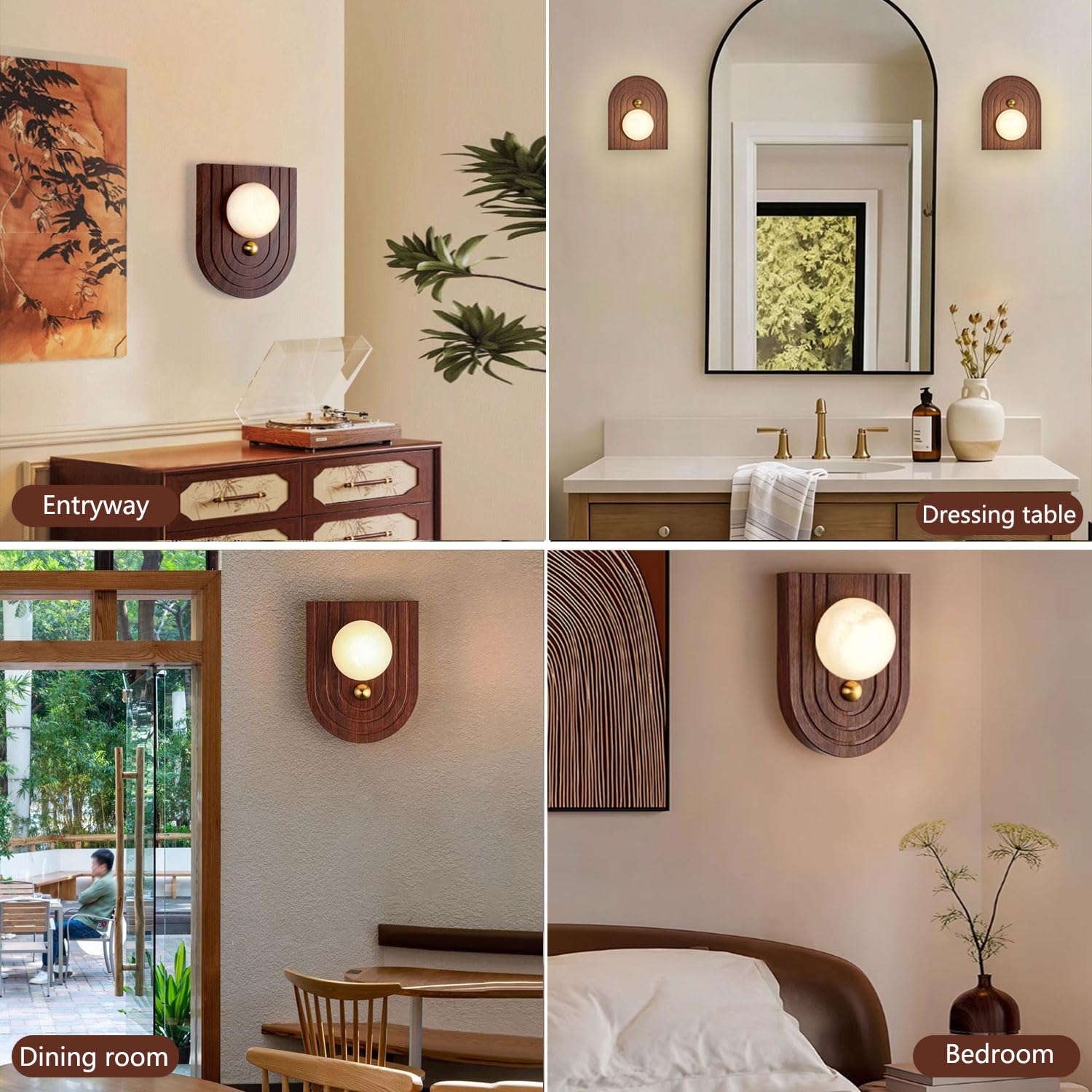 Applique da parete in alabastro naturale, con collegamento fisso a parete, lampada da parete in ferro in stile industriale moderno, apparecchio di illuminazione decorativo per ristoranti, soggi