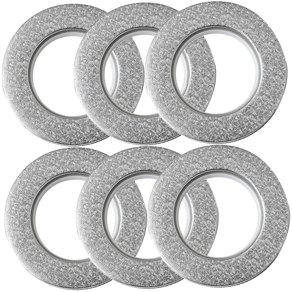 24 Pièces Boucle de Rideau Crochets Rideaux Crochet pour Rideaux Accessoires de Rideaux Stores pour la Maison oeillet Anneau Romain tentures Oeillets pour Rideau œillets Plastique
