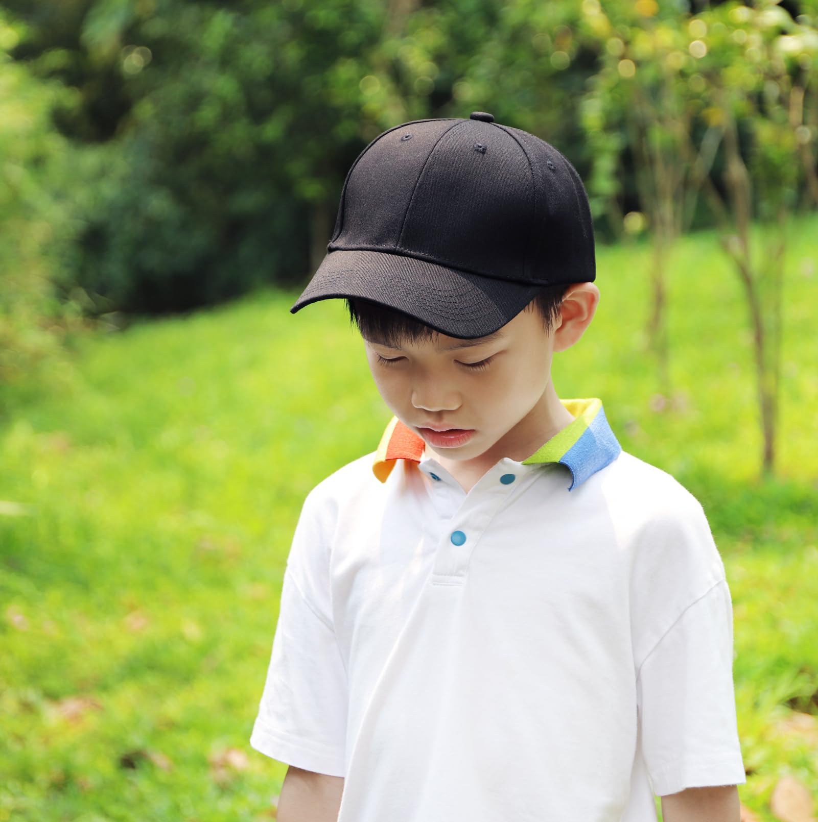 Gorra de Béisbol para Niños, Gorra con Visera Unisex Infantil, Sombrero de Sol Ajustable Gorra Niño Gorro Niña 3-10 Años