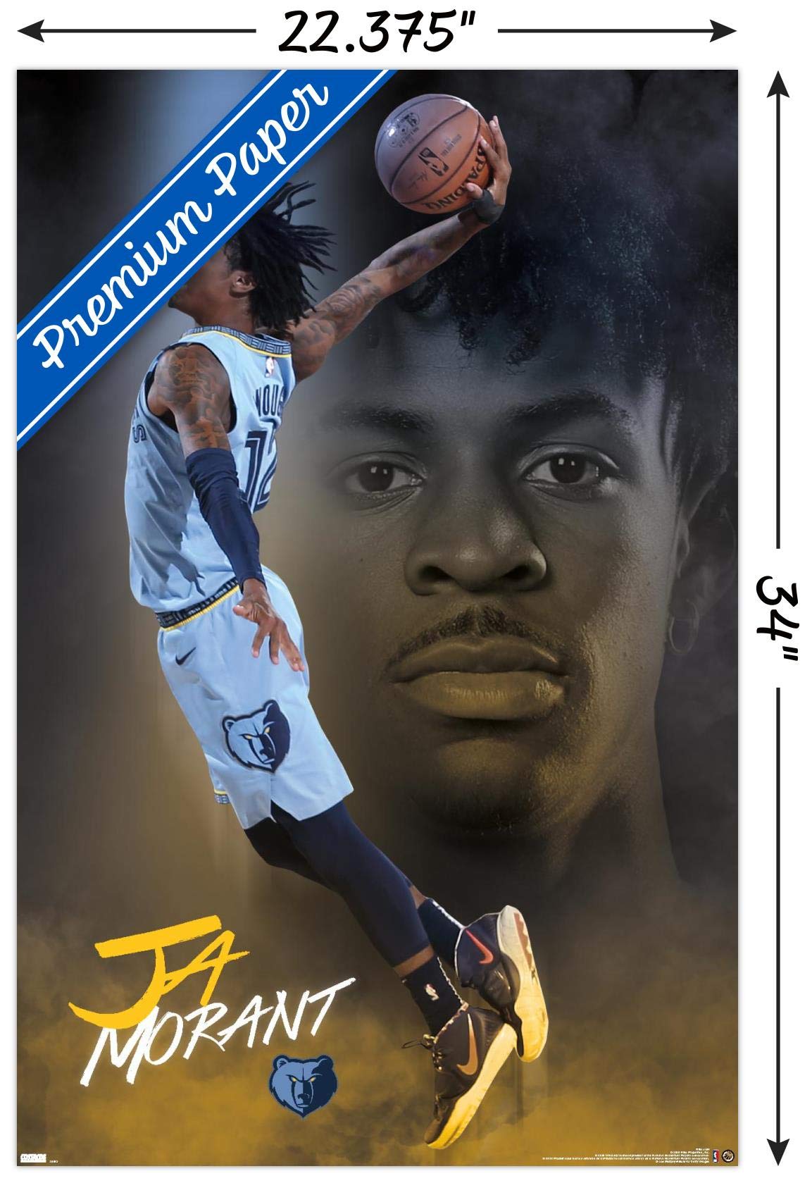 Amazon.co.jp: NBA メンフィス・グリズリーズ - Ja Morant 20 ウォール