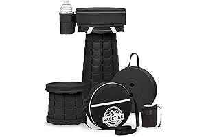 Ultralight Portable Telescoping Stool With Cushion For Outdoor