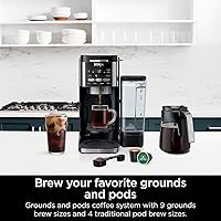 Vista 2 de Ninja Cafetera de goteo DualBrew Pro Café caliente y helado Compatible con cápsulas K-Cup 3 estilos de preparación (Clásico, Rico y Helado)