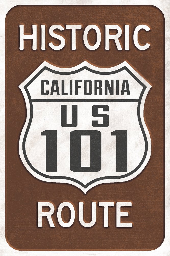 Historic 101 Highway Signs