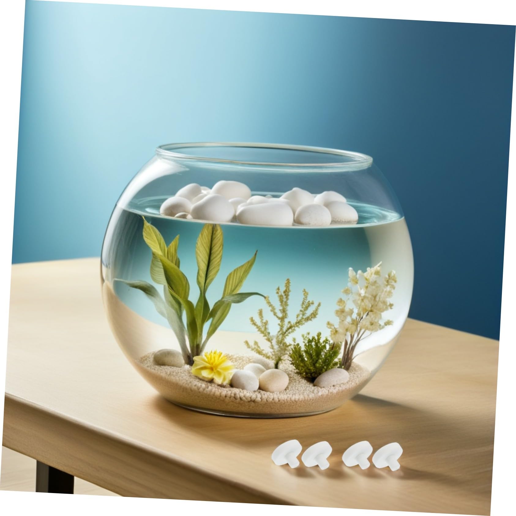 60 Stück Teiliges Keramik Basis Aquarien Korallenhalter Stabile Zuchtständer für Meerwasser Aquarium Fischbecken Zubehör