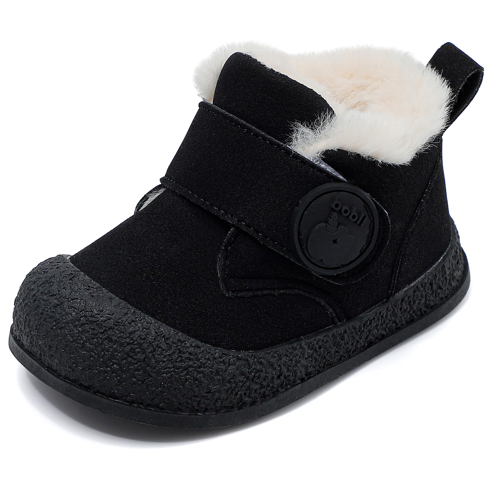 MASOCIO Bottes Bébé Garçon Fille Hiver Bottines Enfant Fourrés Chauds Antiderapant Taille 18-24 EU