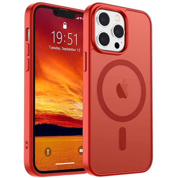 SUPFINE Magnetic for iPhone 16e Case (Compatible with MagSafe)(Military Grade Drop Protection) Slim Translucent Matte Shockproof with Anti-Fingerprint Phone Case,Antique White