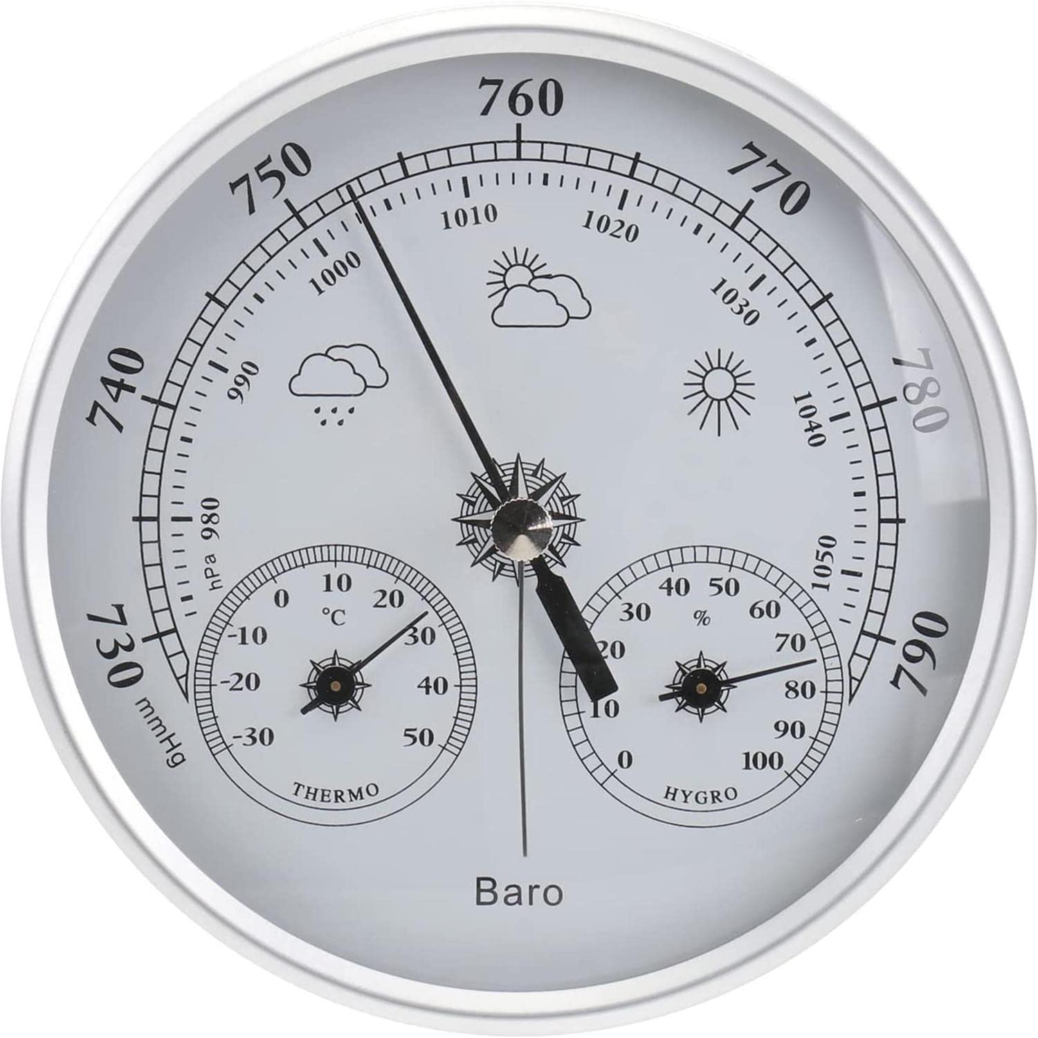Buy Barometer, Wall ed Barometer, 3 in 1 barometer, Dial barometer, Barometer thermometer