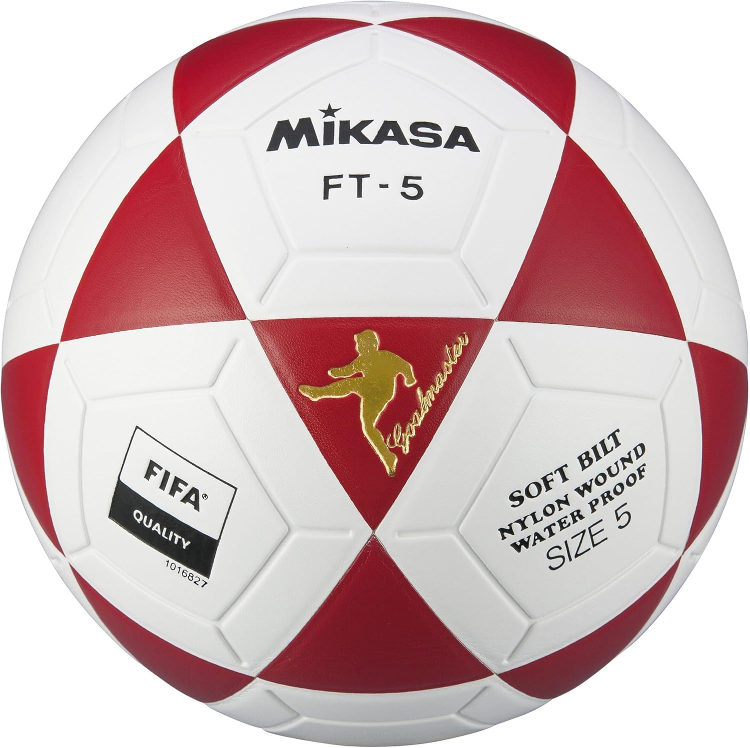 Mikasa FT-5 R FIFA Balón de voleibol talla 5 blanco/rojo