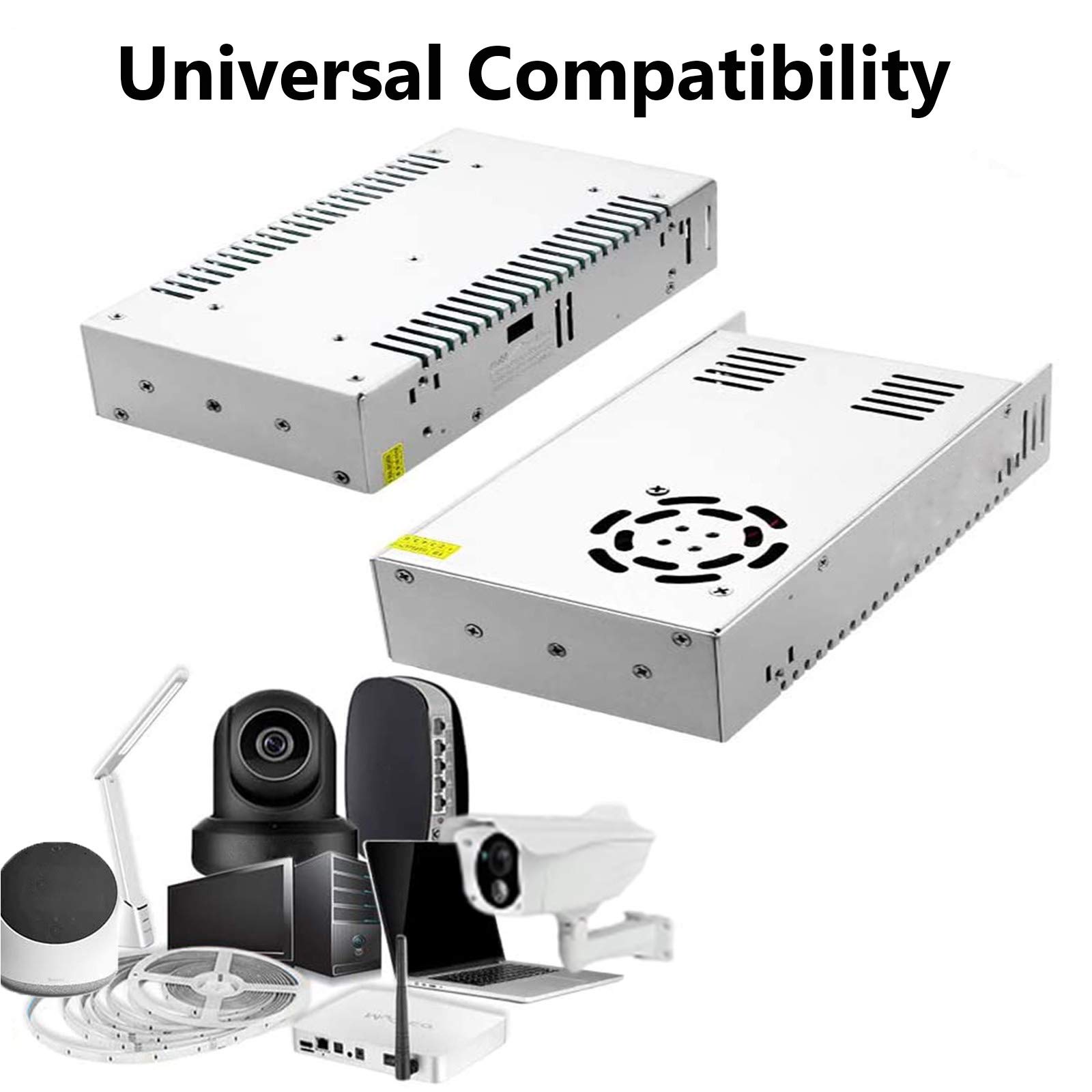 Netzteil Trafo Schaltnetzteil DC 12V 30A 360W Adapter Transformator Stromversorgung für CCTV, 3D Drucker, Computer Projekt, LED Beleuchtung Stripes und Industrieanlagen