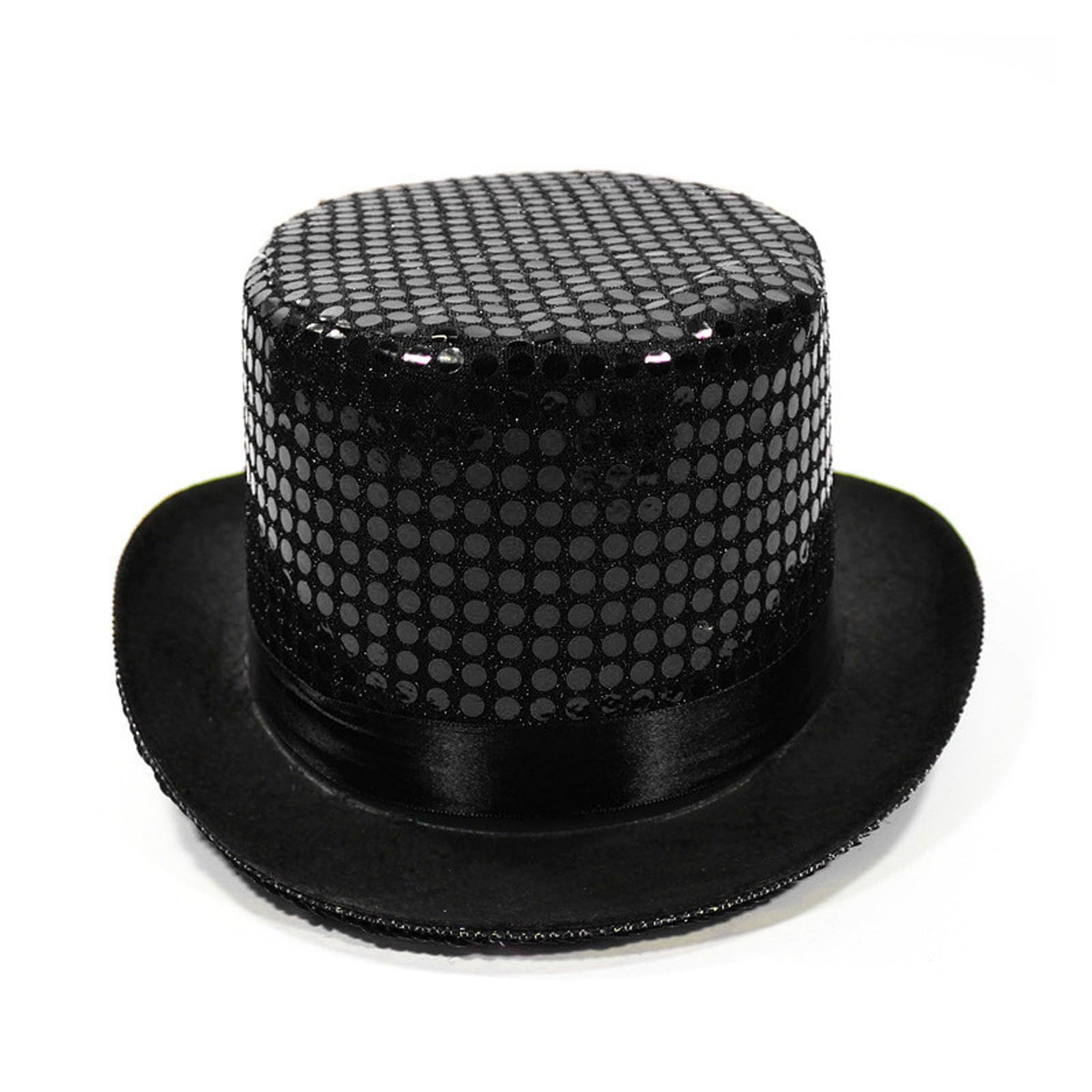 Chapeau de magicien Jazz Fedora, chapeau de Bowler, chapeau de tarte au porc, chapeau à paillettes, chapeau de maître  200000297
