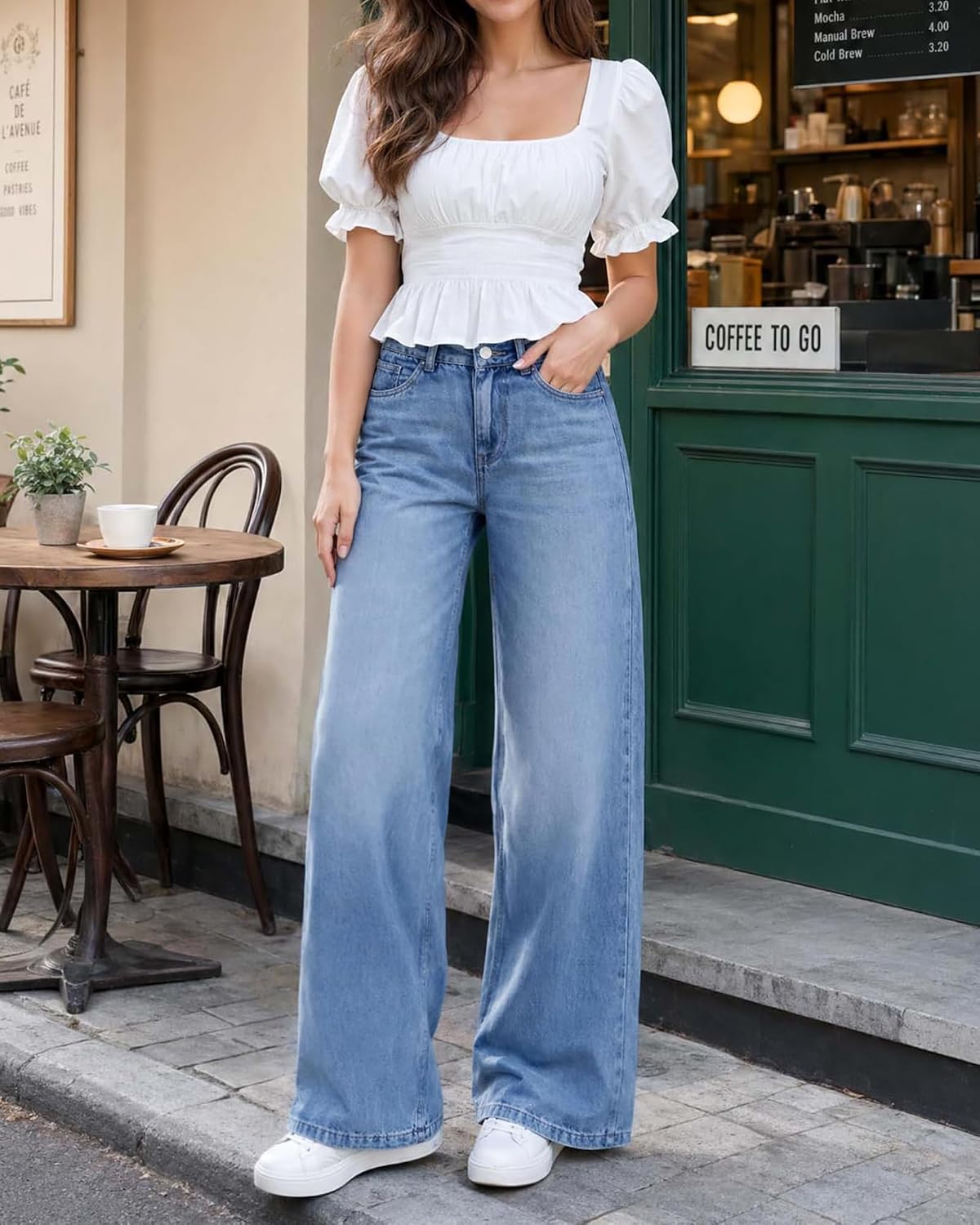 Tall Jeans for Women 30"/32" Inseam Long Denim Pants Straight Leg Jeans High Rise Classic Fit for Tall Ladies