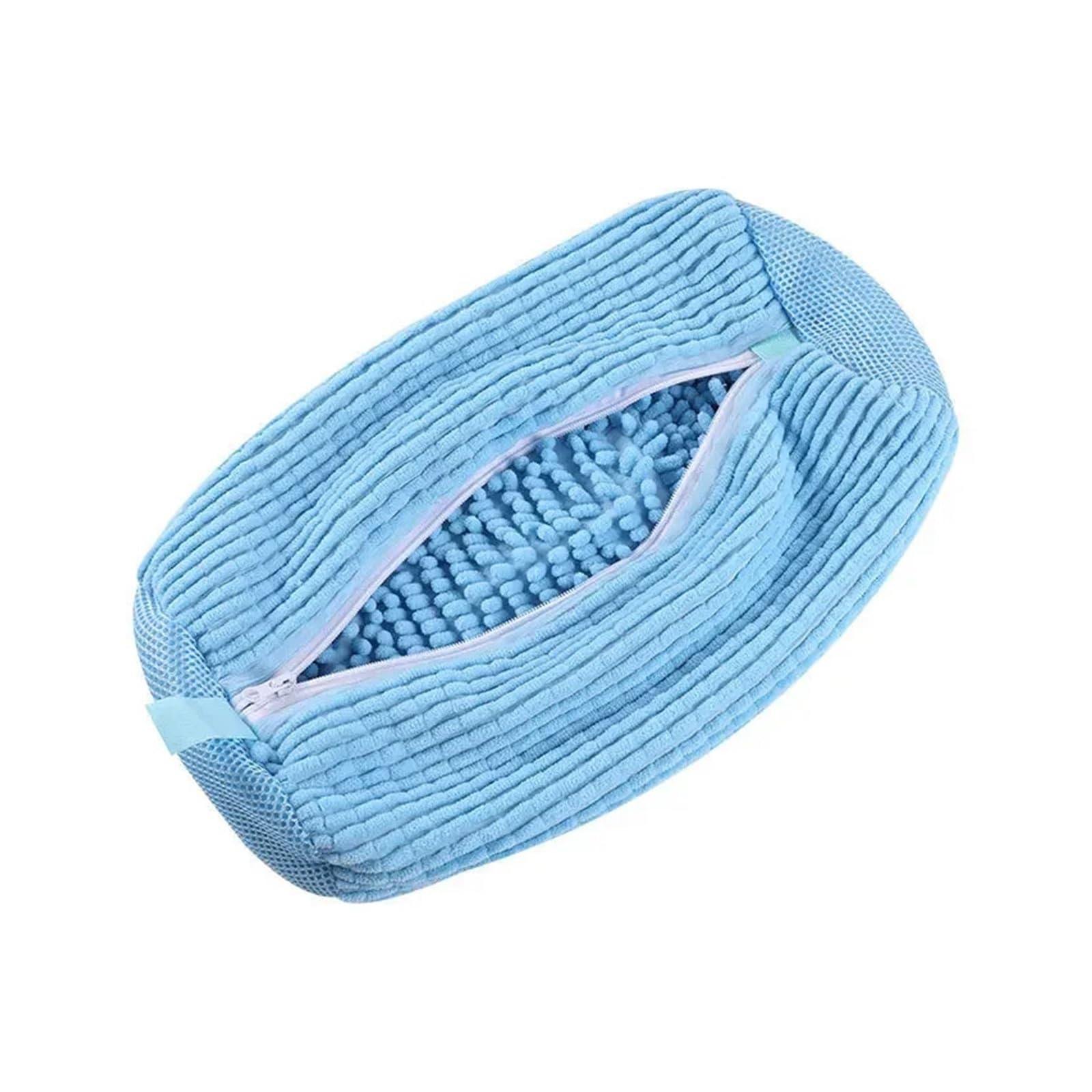 Bolsa For Lavado De Zapatos, Bolsas De Lavandería Con Cierre De Cremallera, Bolsa De Limpieza For Zapatos, Zapatillas De Deporte De Fibras Esponjosas, 1/4 Uds.(4pcs Blue)