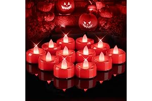 Battery Red LED Lights | Flickering Flameless Candles